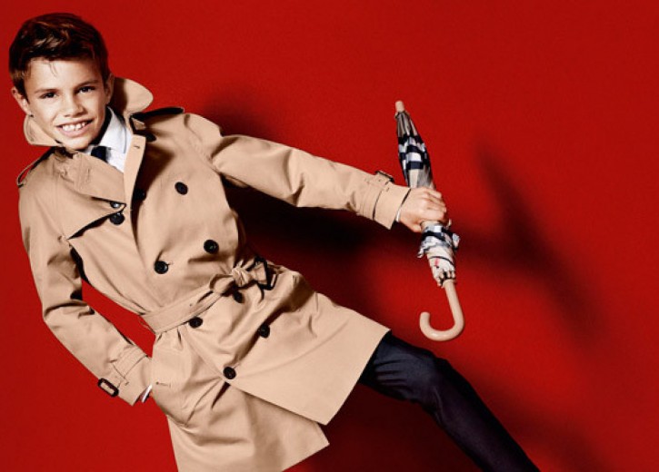 Romeo Beckham in Burberry spring/summer 2013 campaign