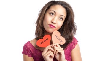 woman choosing man