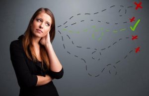 woman decides