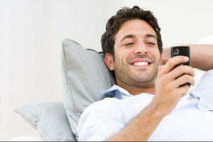 texting a guy