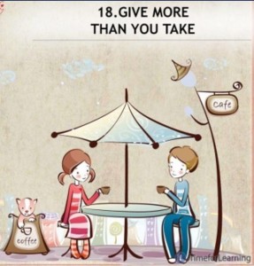 giving not taking
