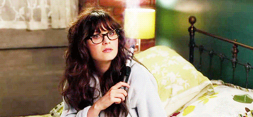 giphy, sidero gia mpoukles, zooey deschanel