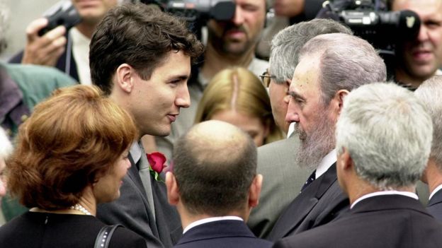 trudeau castro