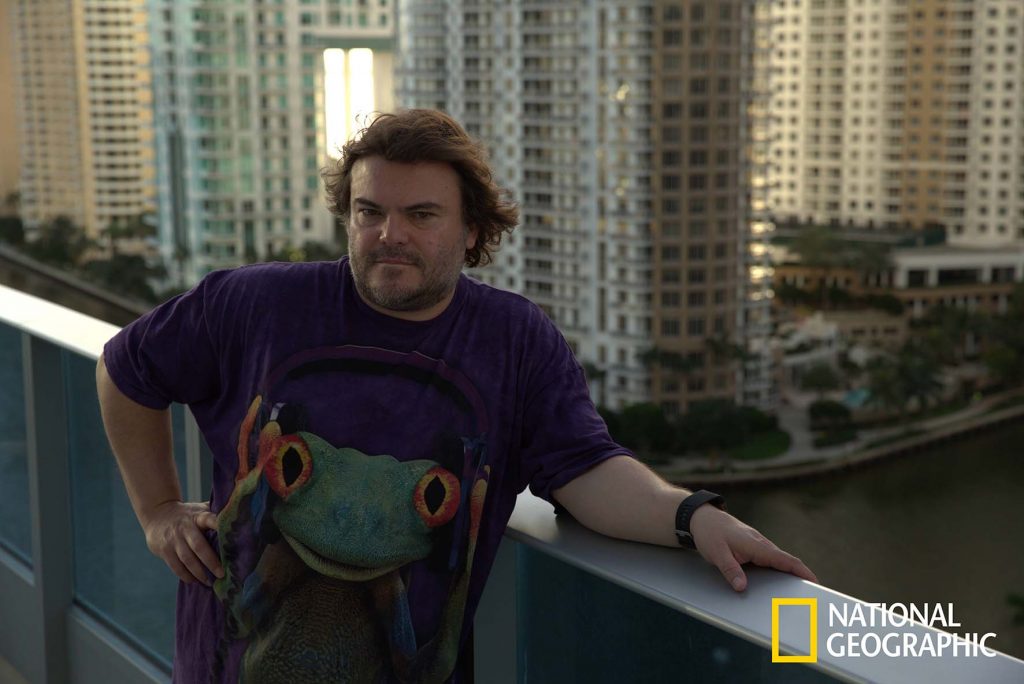 MIAMI, FLA.- Jack Black investigates rising sea levels in Miami. Years of Living Dangerously premieres Oct. 30th 8/7c on the National Geographic Channel. (Photo credit: National Geographic Channels/Michele K Short)