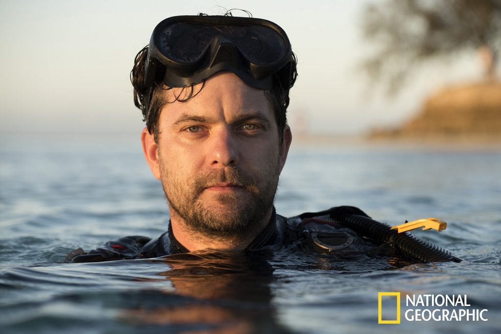 AUSTRALIA- Josh Jackson and renowned marine scientist visit Great Barrier Reef and Heron Island Research Lab. (Photo credit: National Geographic Channels/David Dare Parker)