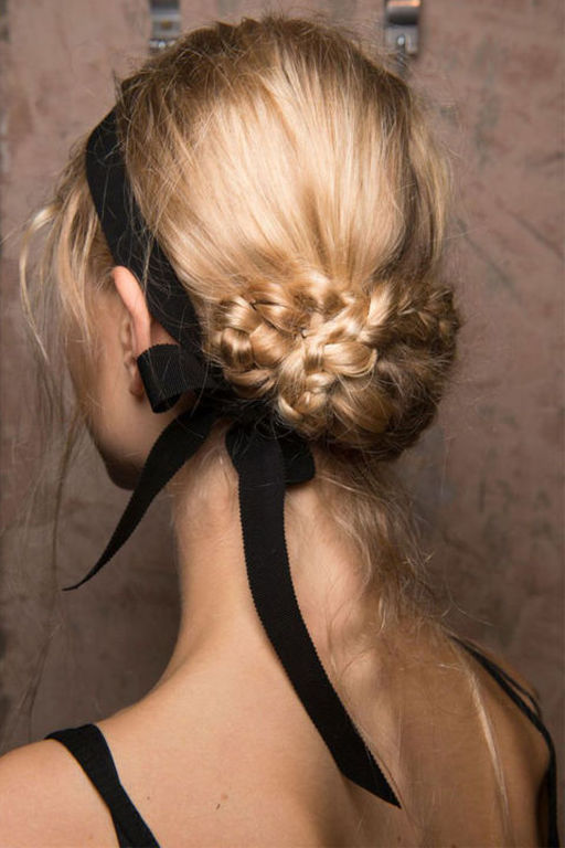 ribbon, hair