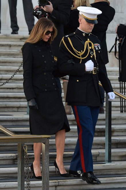 melania trump arlington