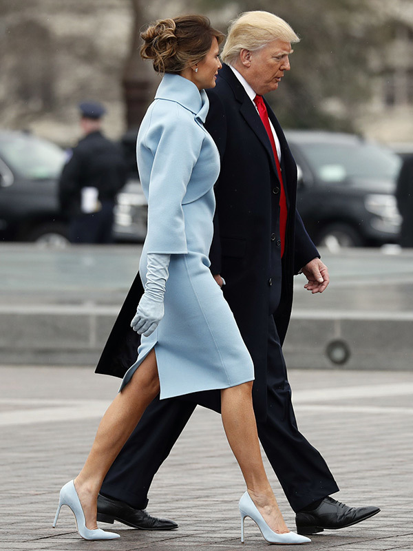 melania trump look