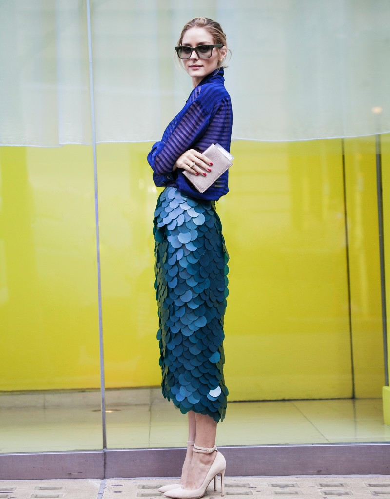 olivia palermo burberry skirt