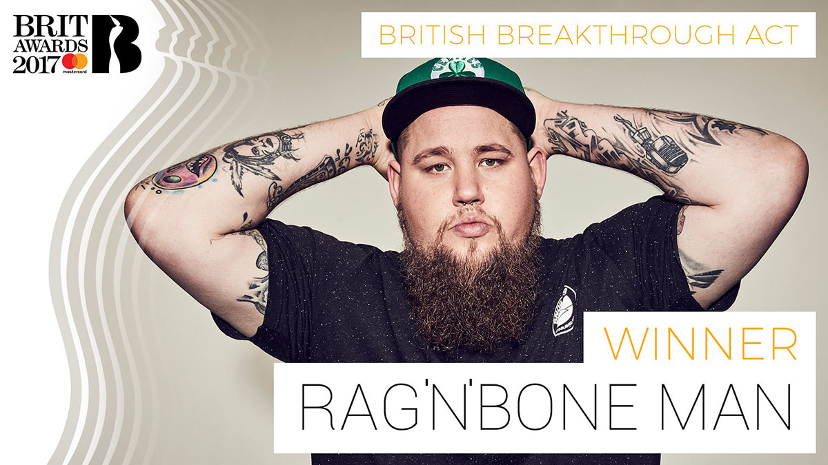 BRIT Awards 2017 - Rag'n'Bone Man - Hit Channel