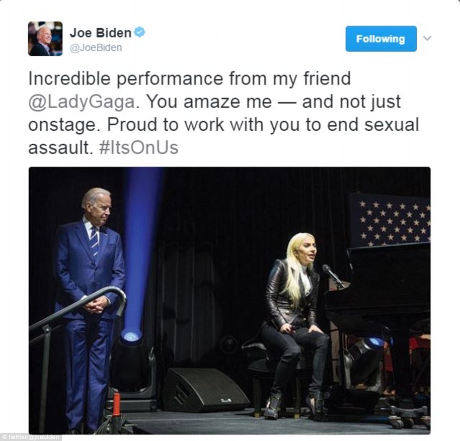 It's a hit: Former Super Bowl performers and politicians congratulated Gaga on a job well done