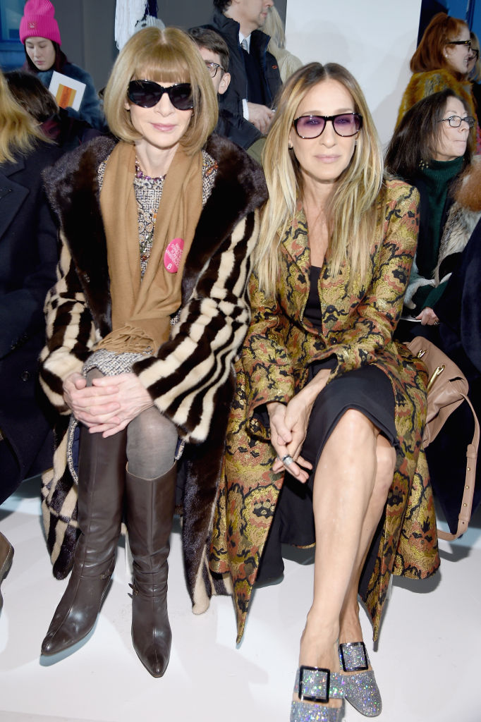 anna wintour, sarah jessica parker, nyfw