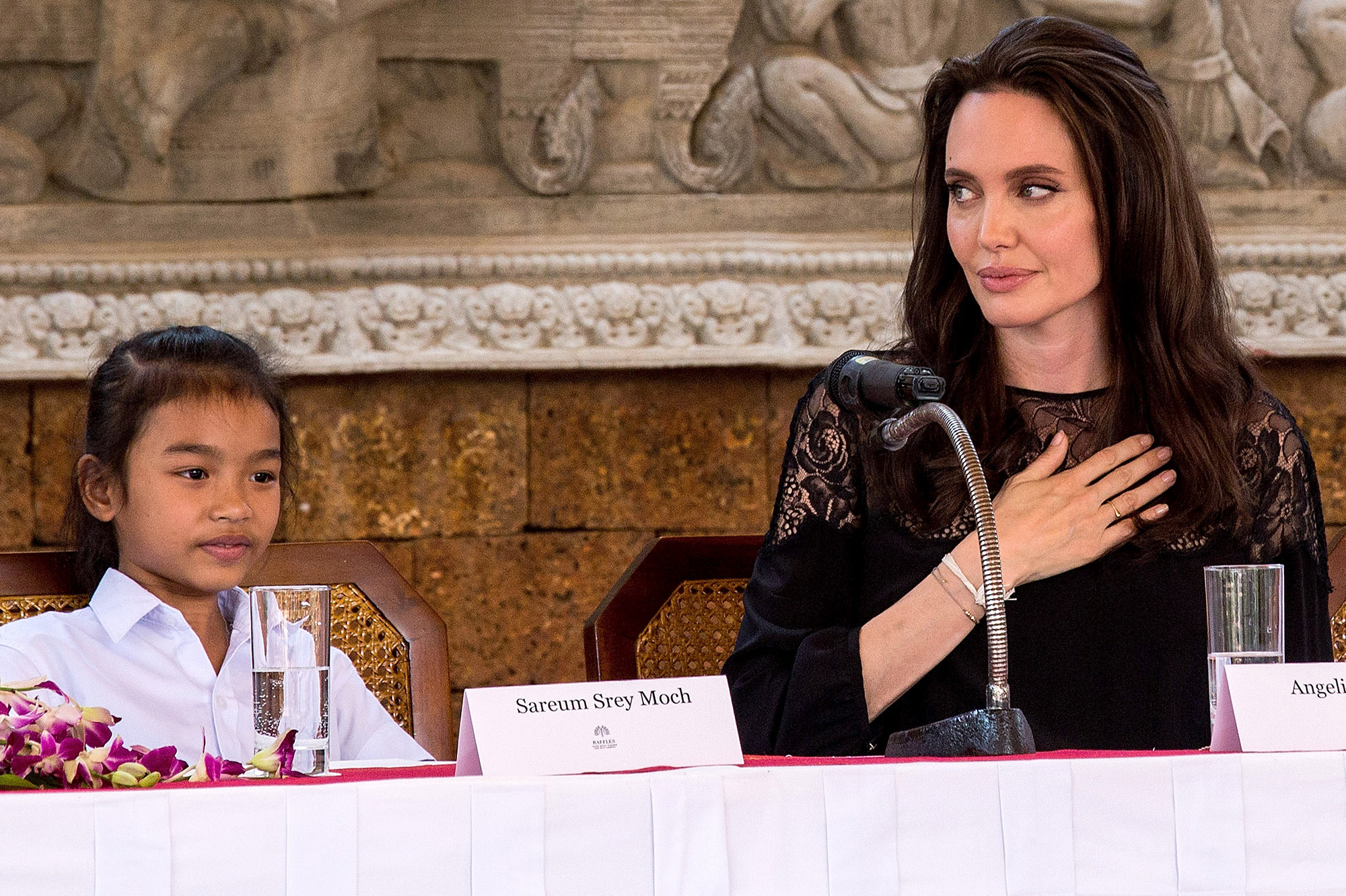 Angelina Jolie Attends "First They Killed My Father" Premiere In Cambodia