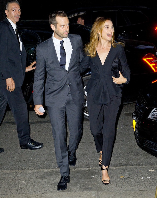 Benjamin Millepied and Natalie Portman and others arrive at Paris Opera Ballet event NYC