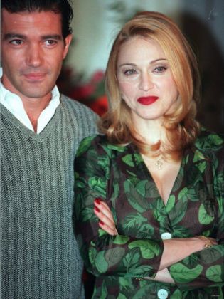 madonna-ciccone-with-her-co-star-antonio-banderas-in-evita