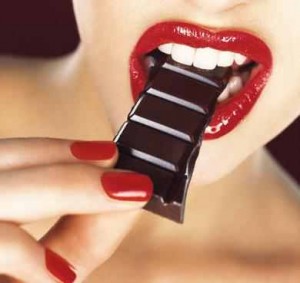 red mouth_eating_dark_chocolate-300x283