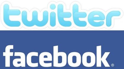 twitter facebook