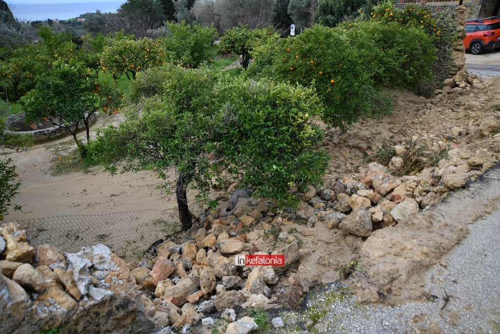 Κεφαλονιά, κακοκαιρία, καταστροφές